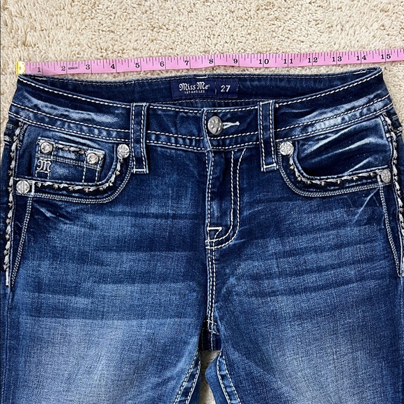 Miss Me Dark Blue Boot Cut Jeans - Picture 6 of 14